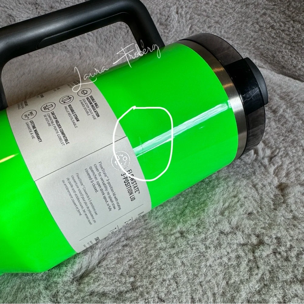 Stanley H2.0 Quencher Tumbler - Neon Green - Picture 3 of 7